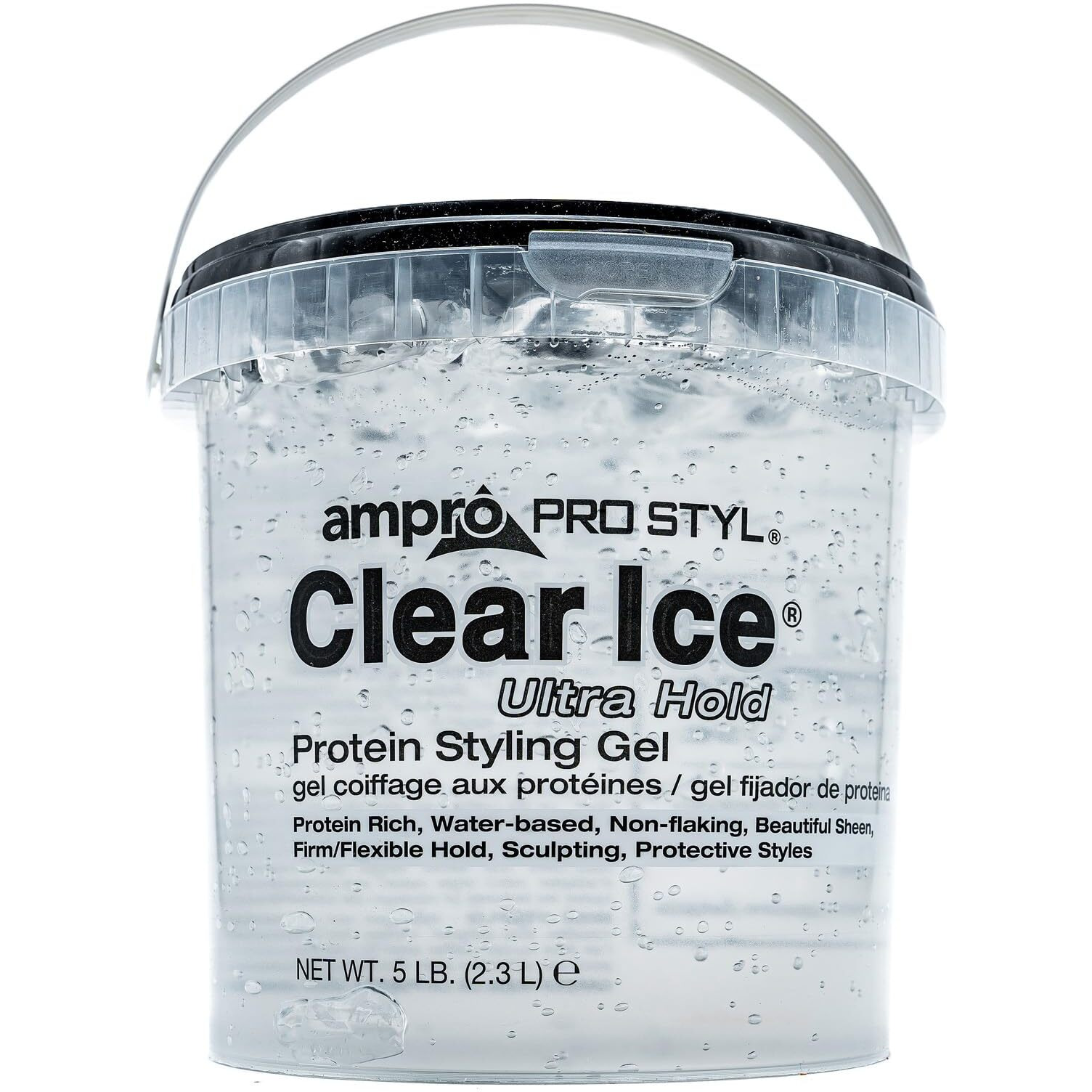 Pro Styl Clear Ice Gel - Ultra Hold by Ampro for Women - 80 oz Gel