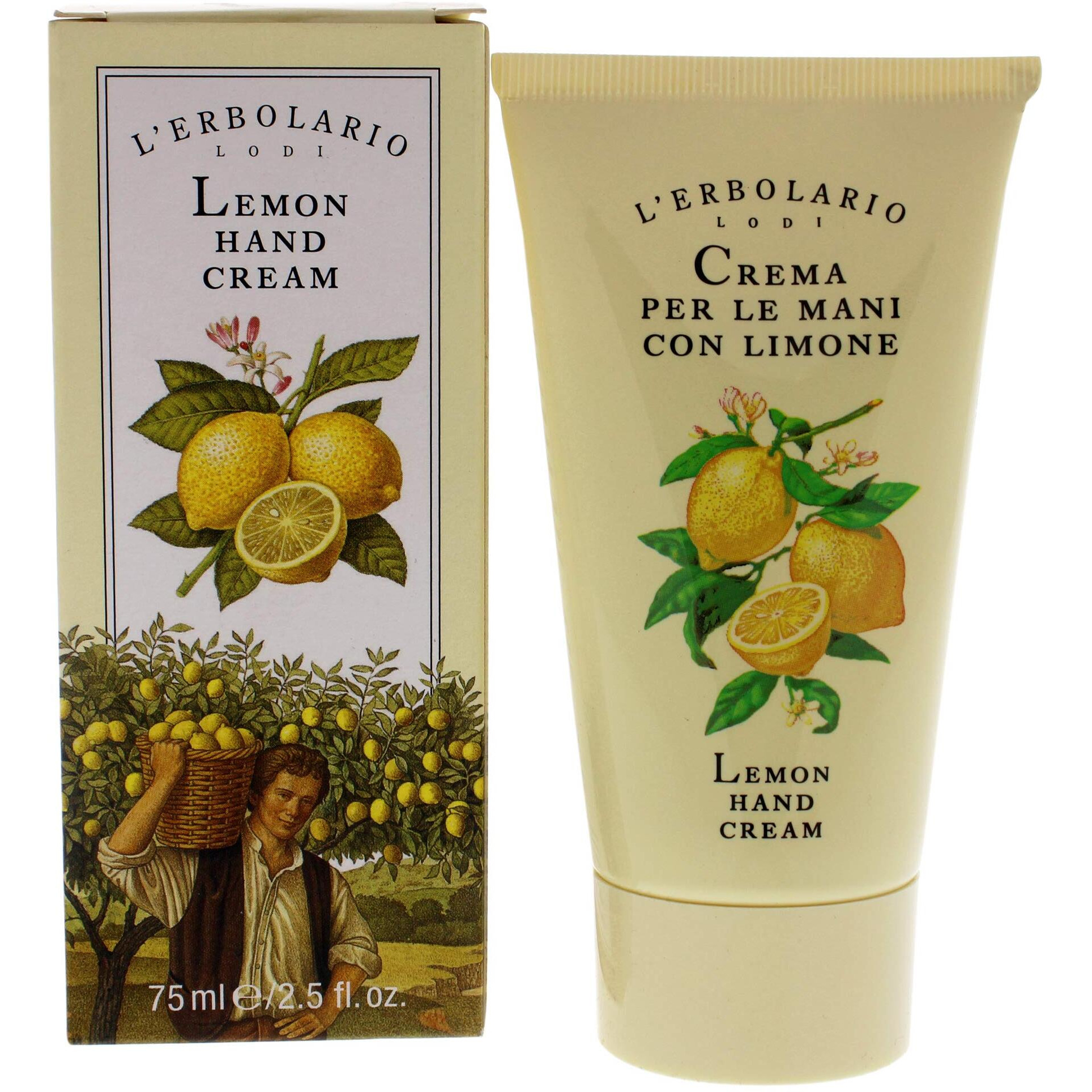 Lemon Hand Cream by LErbolario for Unisex - 2.5 oz Cream