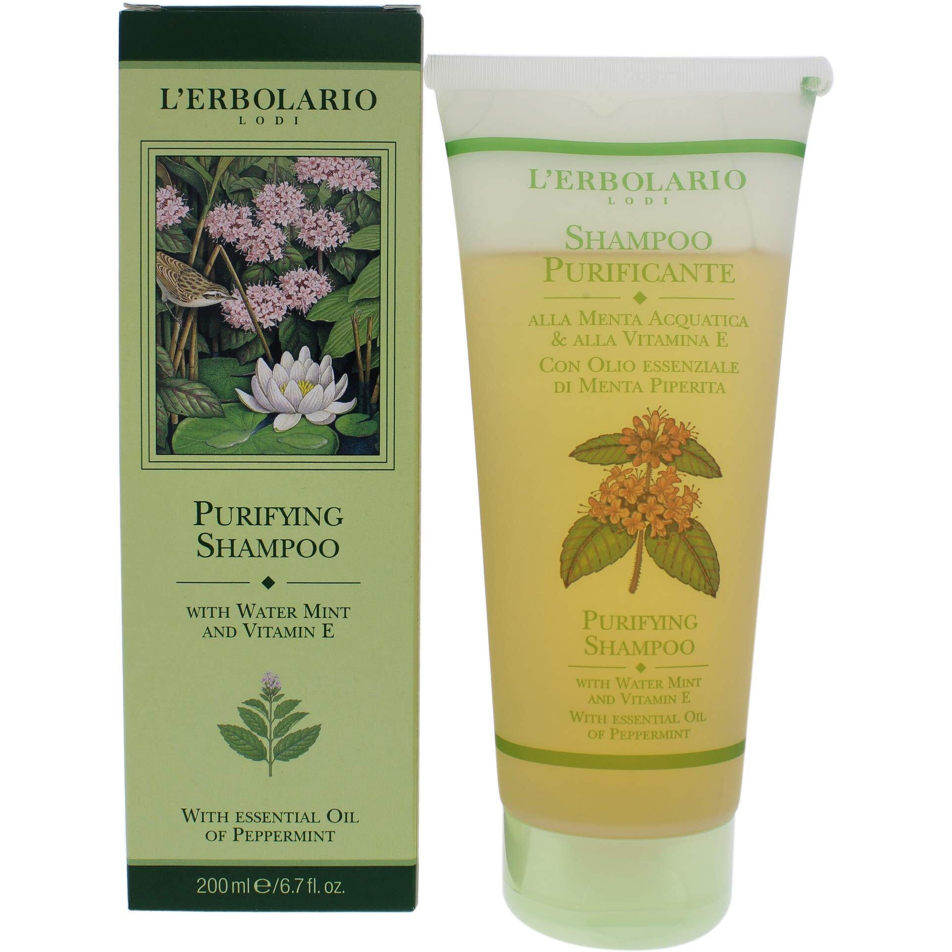 Purifying Shampoo by LErbolario for Unisex - 6.7 oz Shampoo