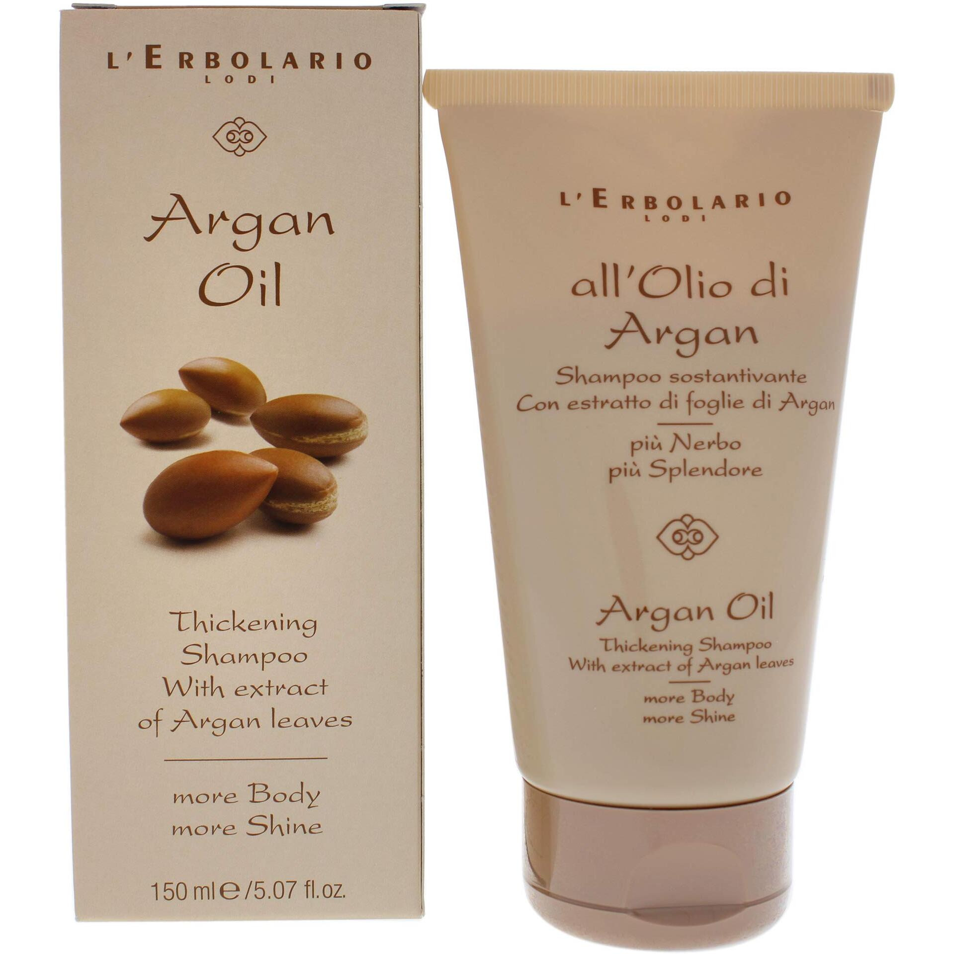 Argan Oil Thickening Shampoo by LErbolario for Unisex - 5.07 oz Shampoo