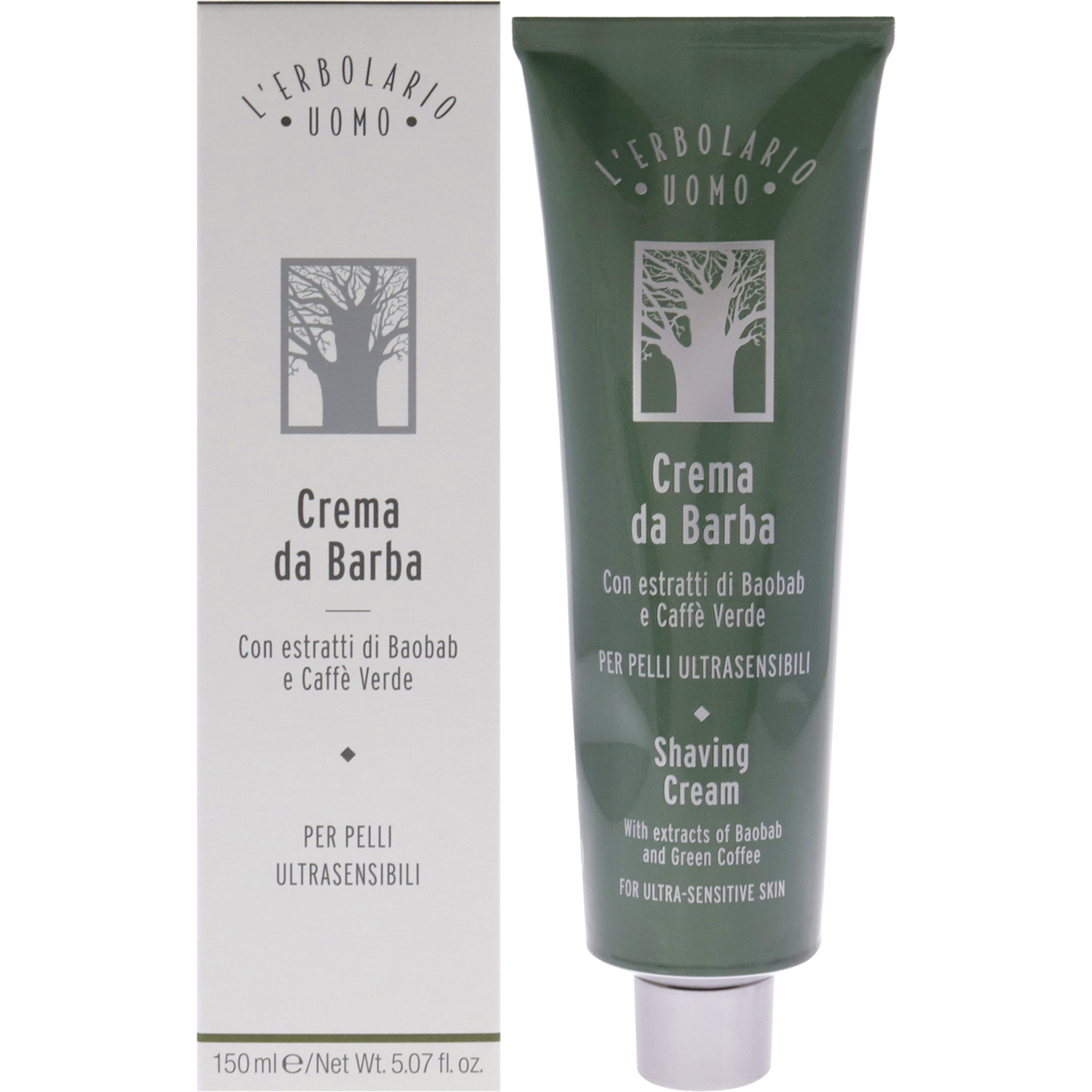 Shaving Cream by LErbolario for Men - 5.07 oz Shave Cream