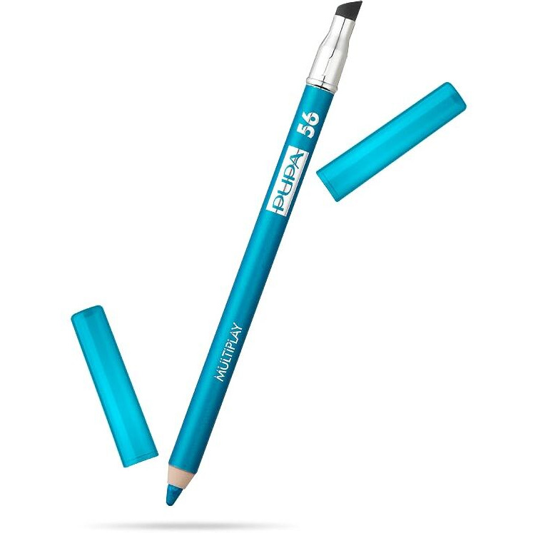 Multiplay Eye Pencil - 56 Scuba Blue by Pupa Milano for Women - 0.04 oz Eyebrow Pencil