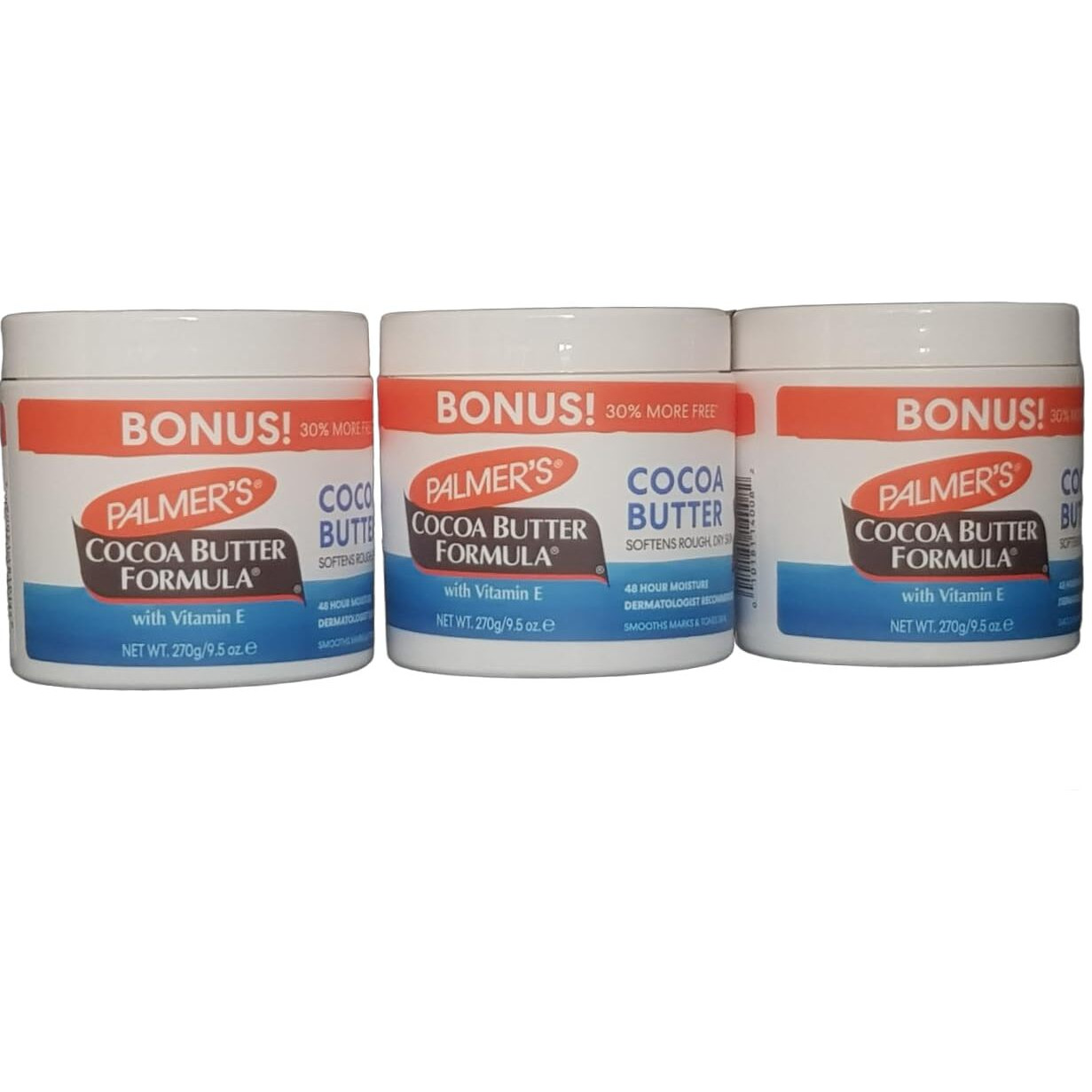 PALMERS COCOA BUTTER CREAM FORMULA 270g x 3