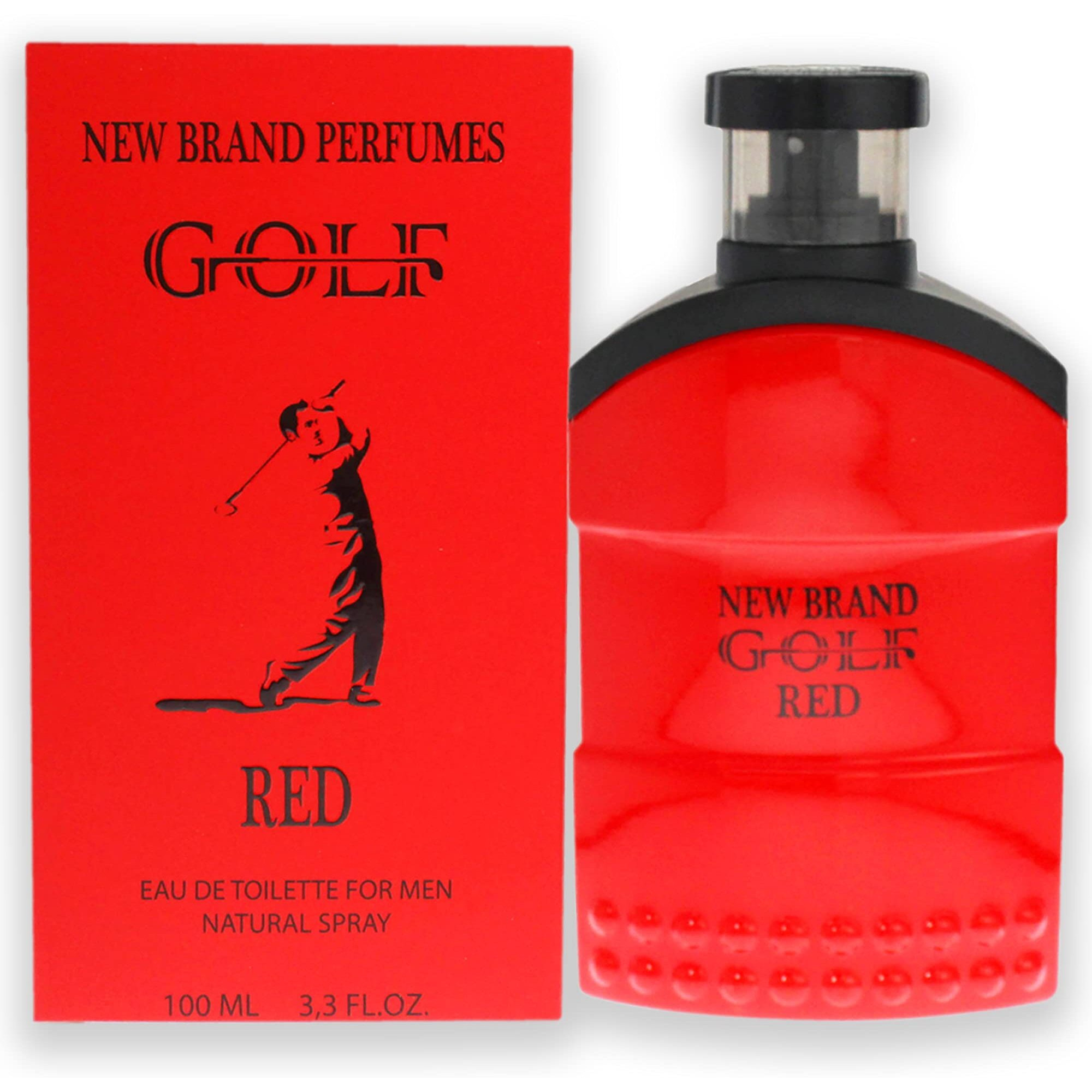 Golf Red by New Brand for Men - 3.3 oz EDT Spray