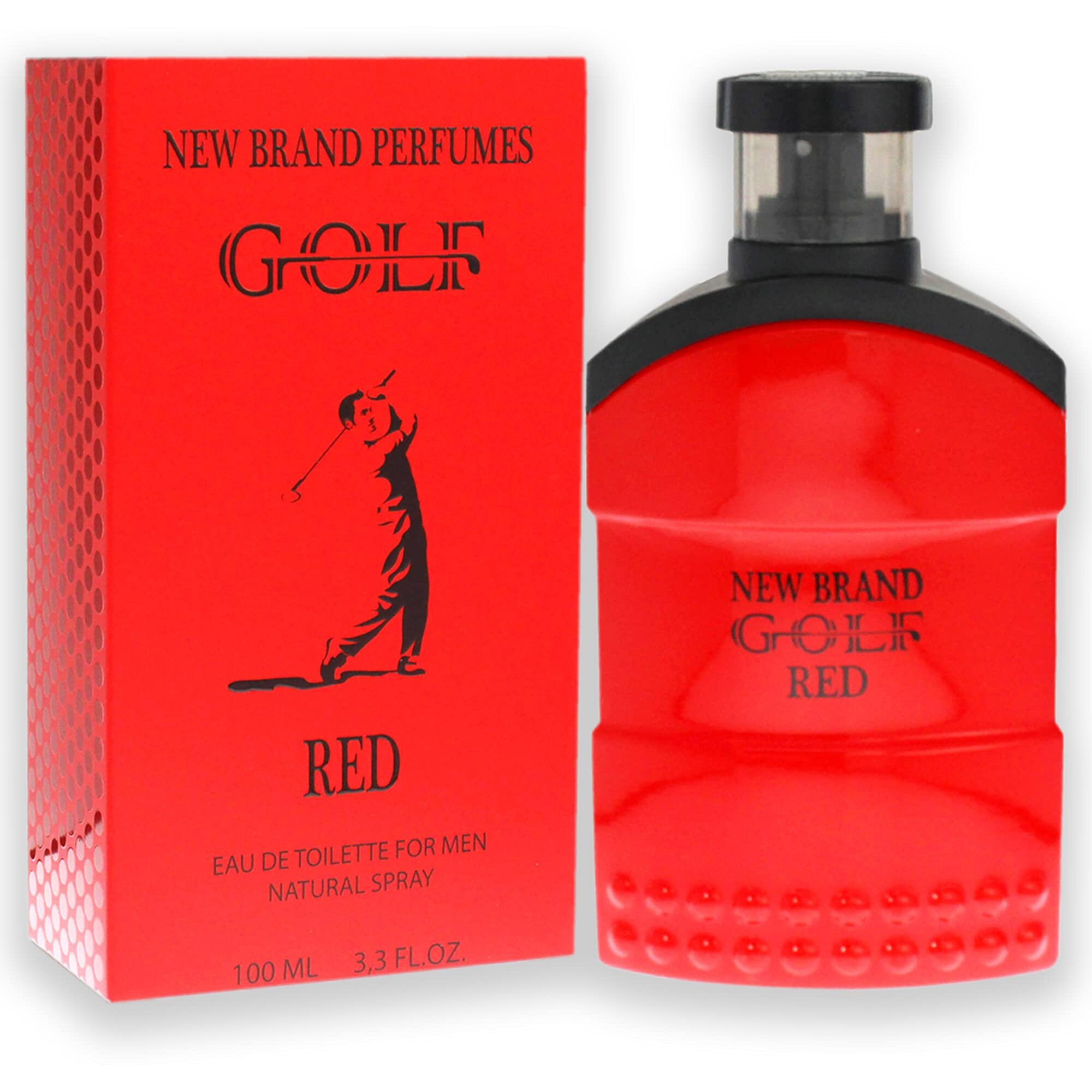 Golf Red by New Brand for Men - 3.3 oz EDT Spray