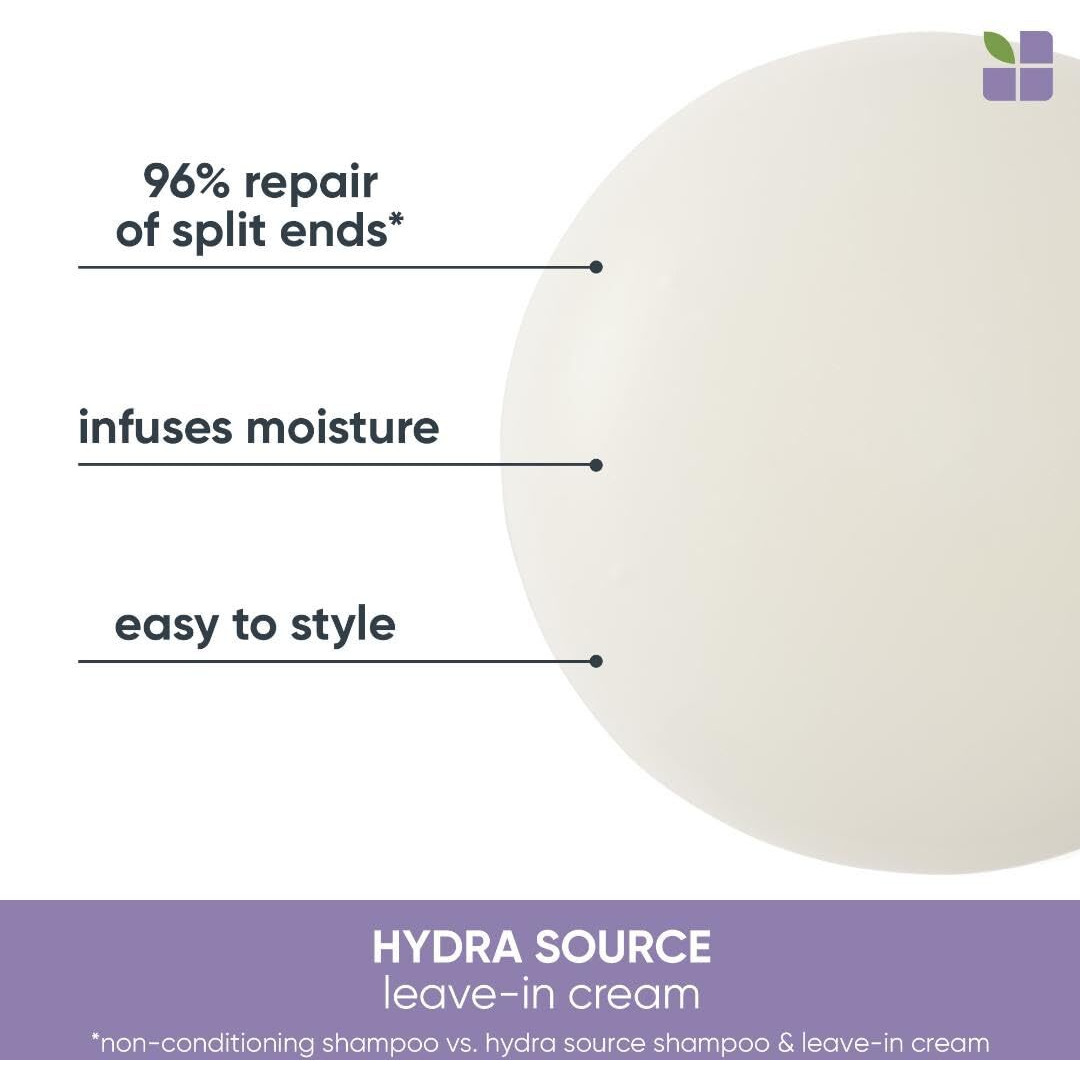 Biolage Hydrasource Daily Leave-In Cream by Matrix for Unisex - 8.5 oz Cream