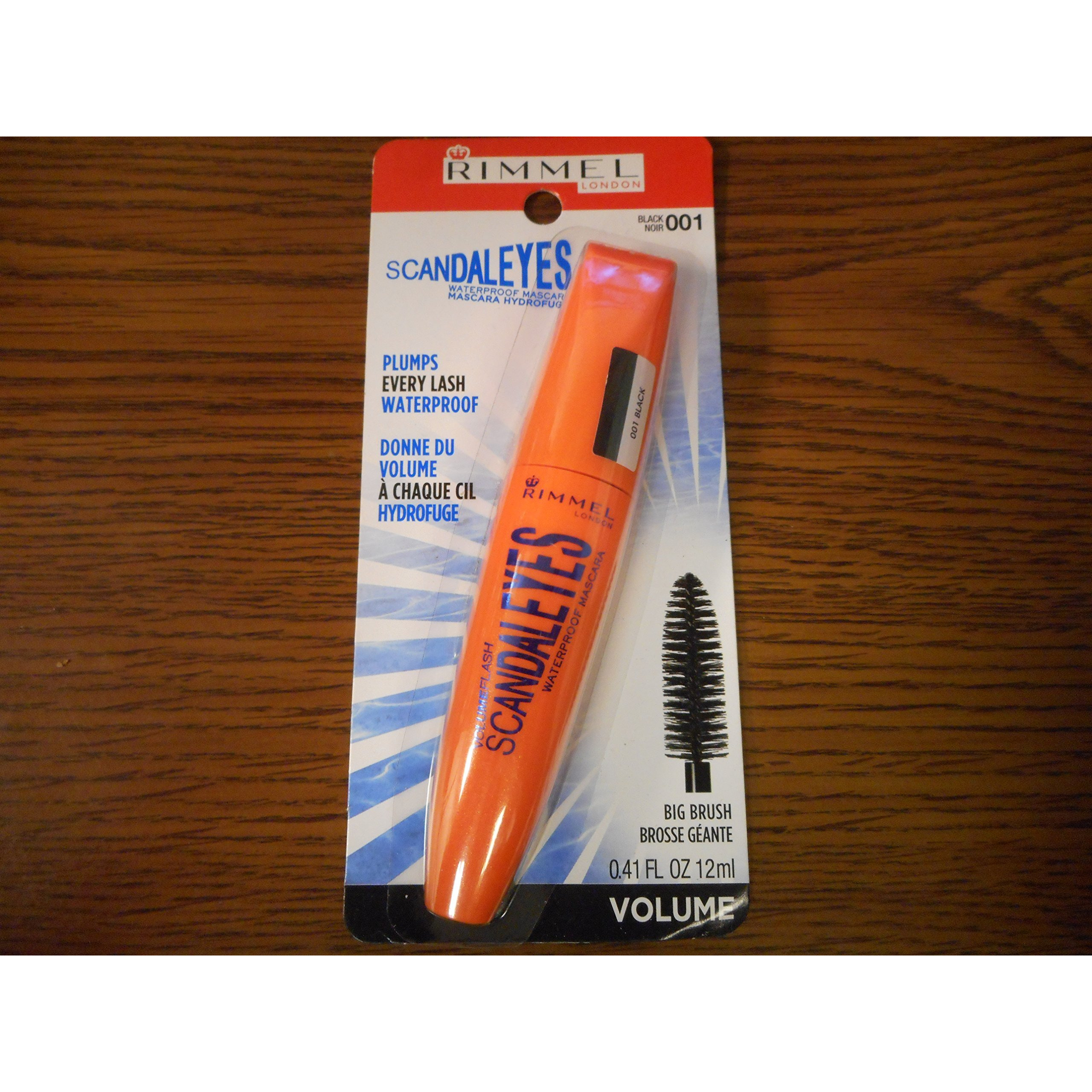 RIMMEL LONDON Scandaleyes Waterproof Mascara - Black(D0102H2BX7W)