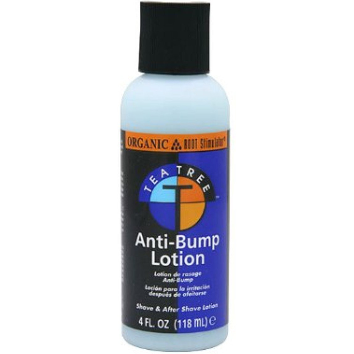 Organic Root Stimulator Tea Tree Oil Anti-Bump Lotion, 4 oz (Pack of 2)