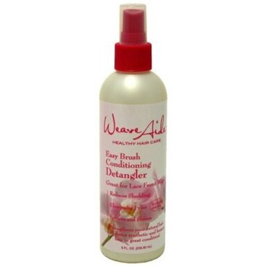 Weave Aide Detangler Easy Brush 8 Ounce Pump (235ml) (2 Pack)