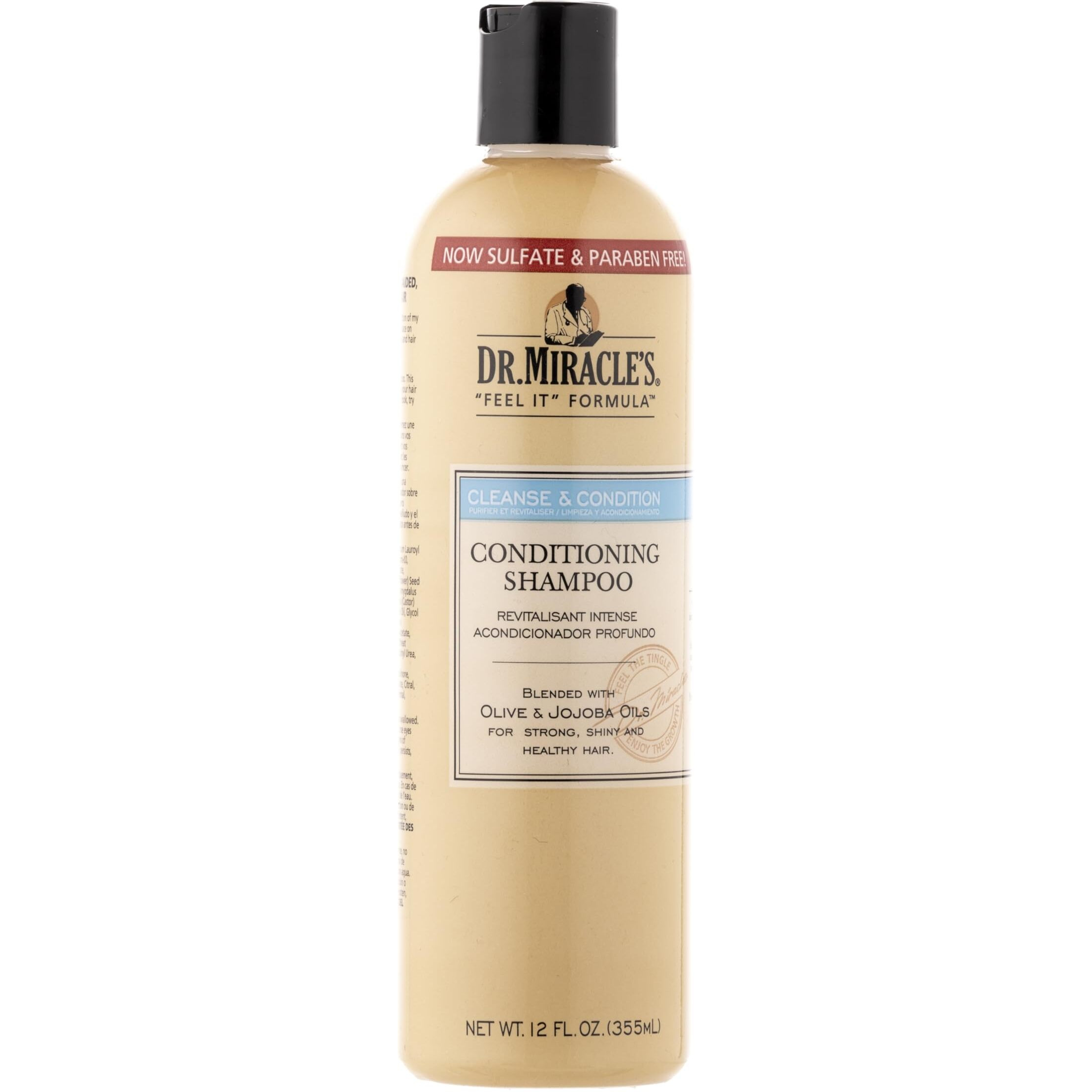Dr. Miracles Cleanse & Condition Shampoo 12oz (6 Pack)