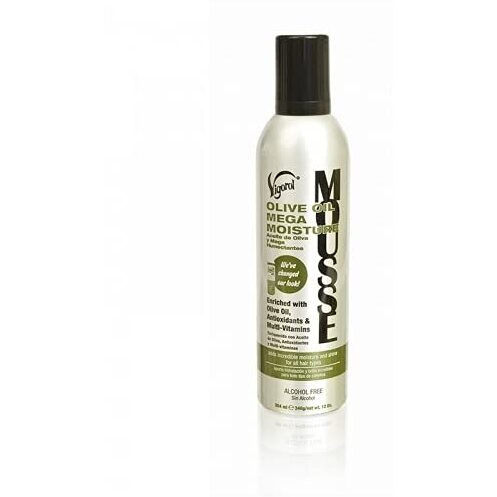Vigorol Olive Oil Hair Care Mousse, 12 Fluid Ounce - 6 per case.