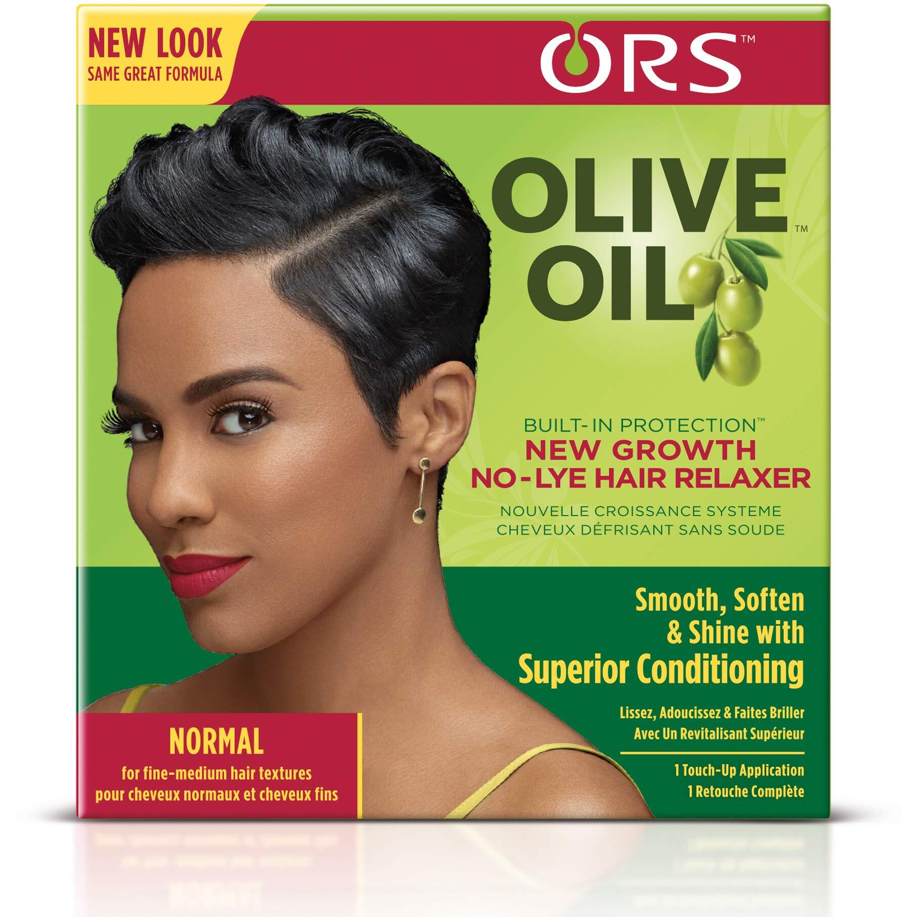 Ors Organic Root Stimulator Olive Oil New Growth Relaxer Normal, 1 Ea, 1count