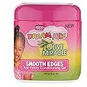 African Pride Dream Kids Olive Miracle Smooth Edges Anti-Frizzy Conditioning Gel (3 Pack) - Contains Olive Oil, Reduces Hair Dryness & Breakage, 6 Oz
