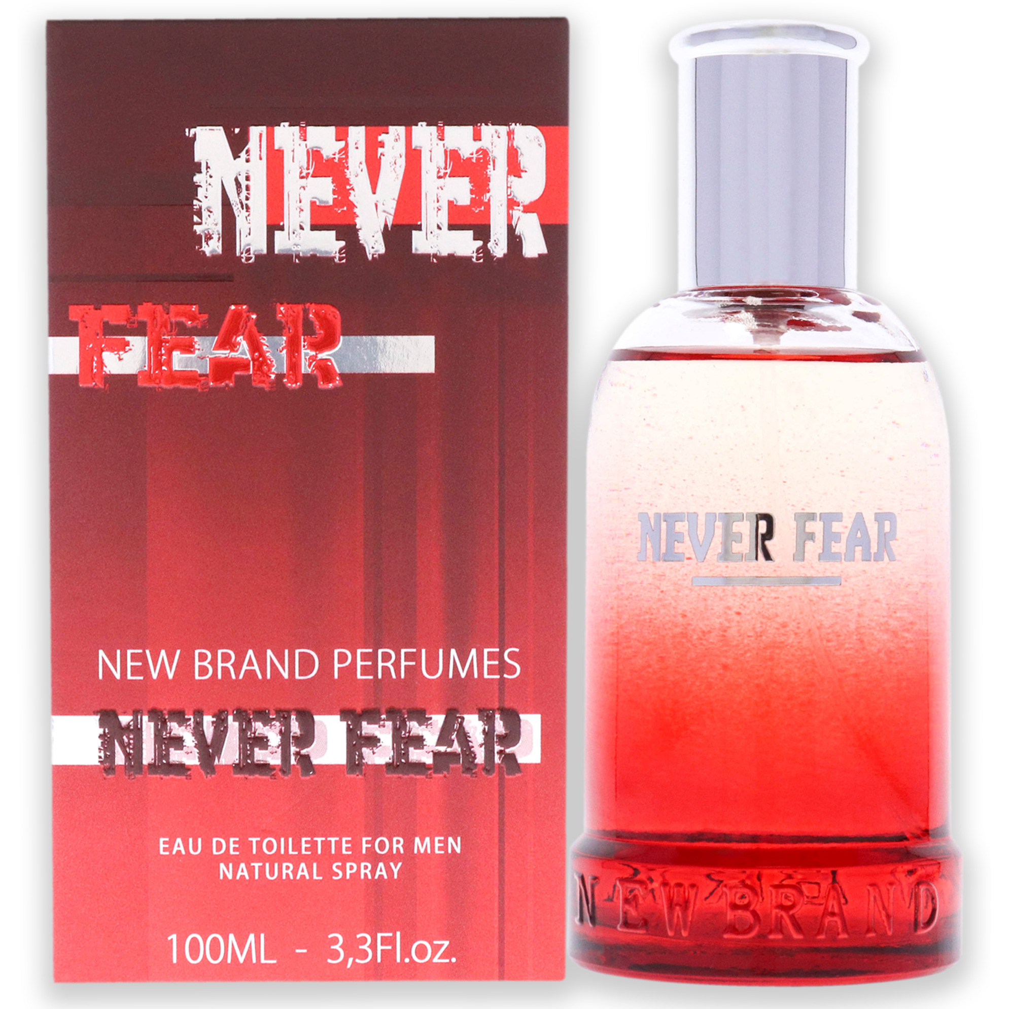 Never Fear by New Brand for Men - 3.3 oz EDT Spray