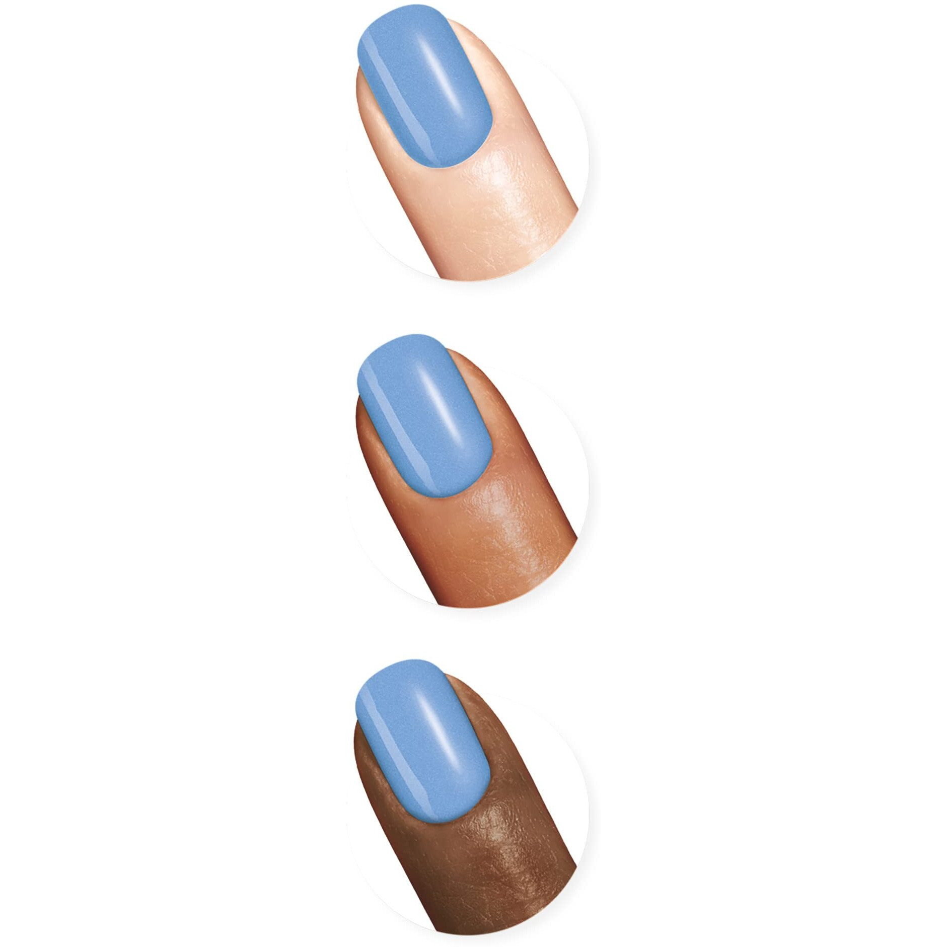 Xtreme Wear Nail Color - 459 Babe Blue by Sally Hansen for Women - 0.4 oz Nail Polish