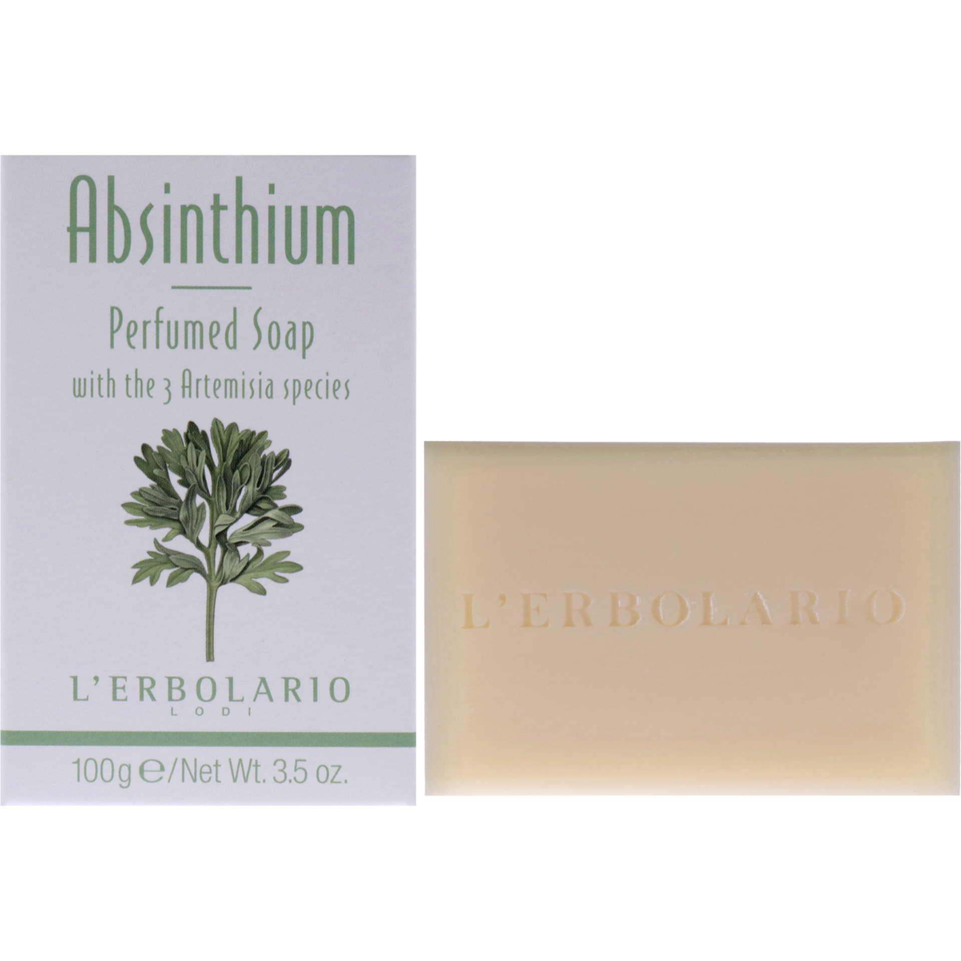 Absinthium Perfumed Soap by LErbolario for Unisex - 3.5 oz Soap