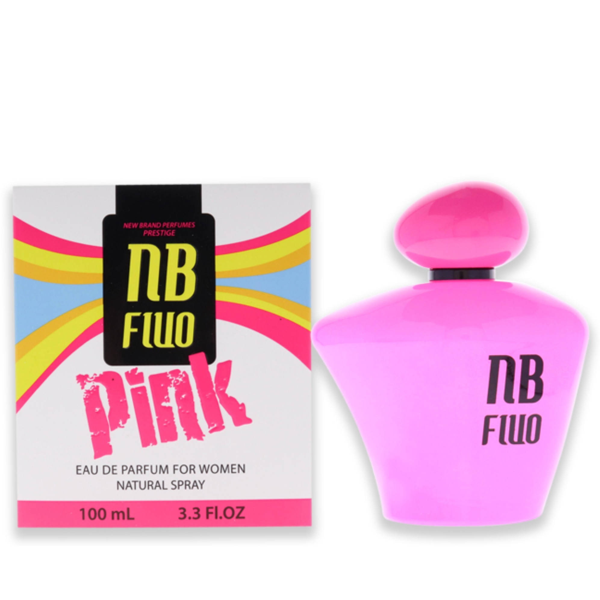 Fluo Pink by New Brand for Women - 3.3 oz EDP Spray