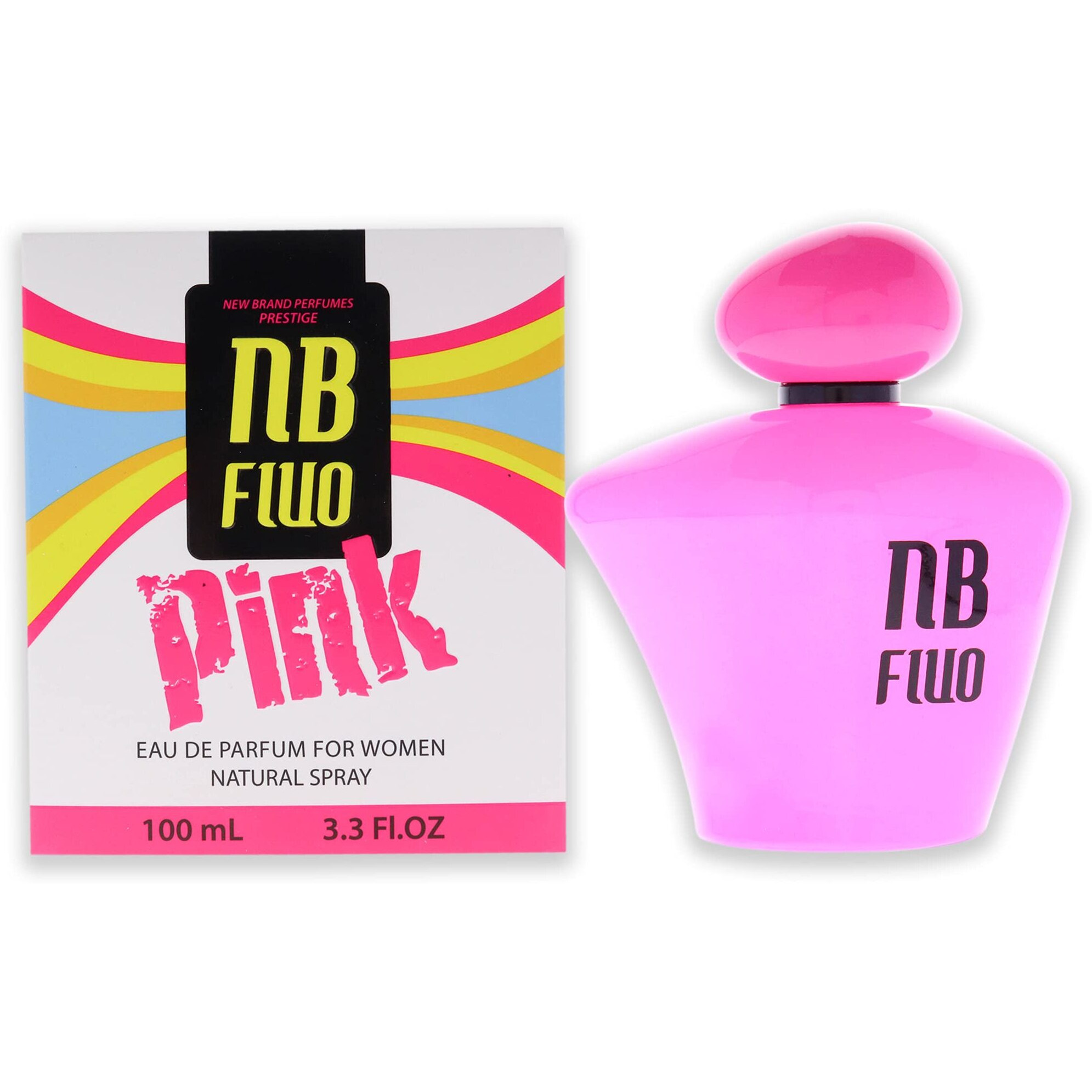 Fluo Pink by New Brand for Women - 3.3 oz EDP Spray