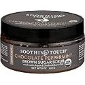 Soothing Touch Organic Herbal Brown Sugar Scrub, Chocolate Peppermint, 8 Oz
