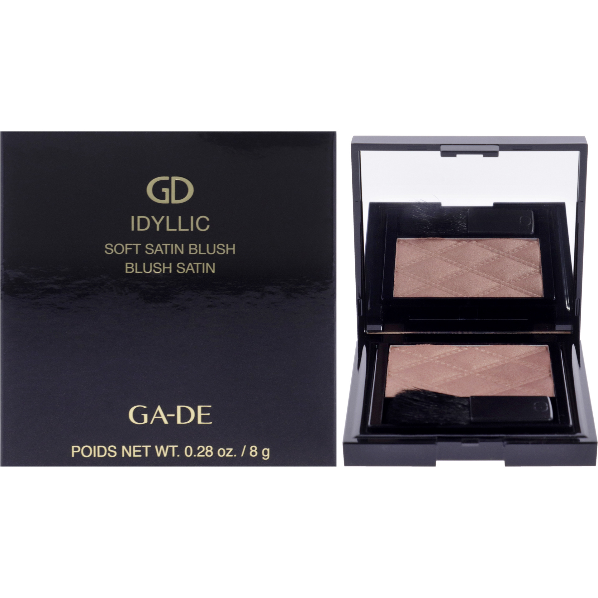 Idyllic Soft Satin Blush Powder - 25 Woodberry by GA-DE for Women - 0.28 oz Blush