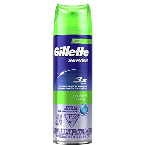Gillette Series Shaving Gel Sensitive Skin 7 oz(Packaging May vary)