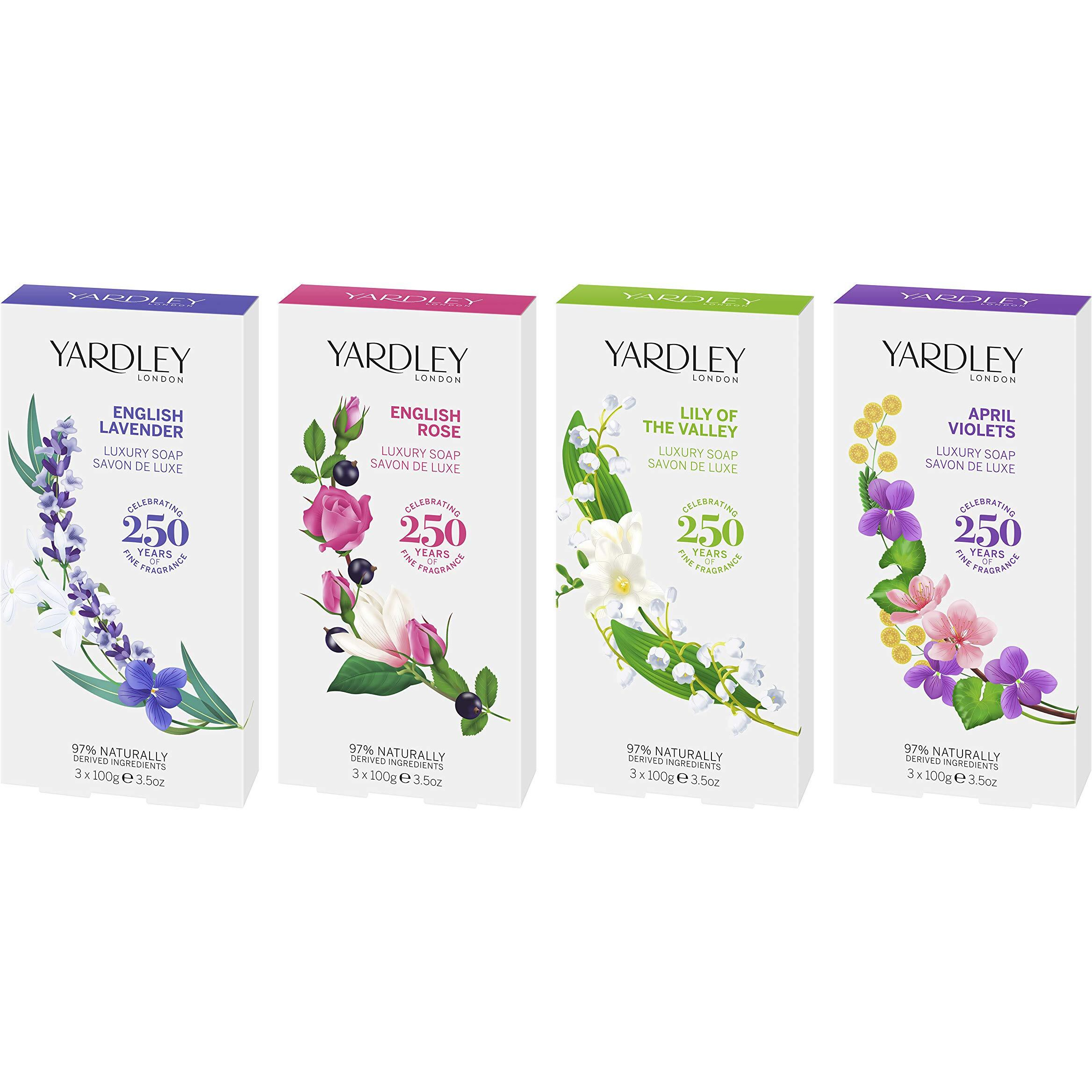 April Violets by Yardley London 3 x 3.5 oz Soap 3.5 oz(D0102HAX1SG.)