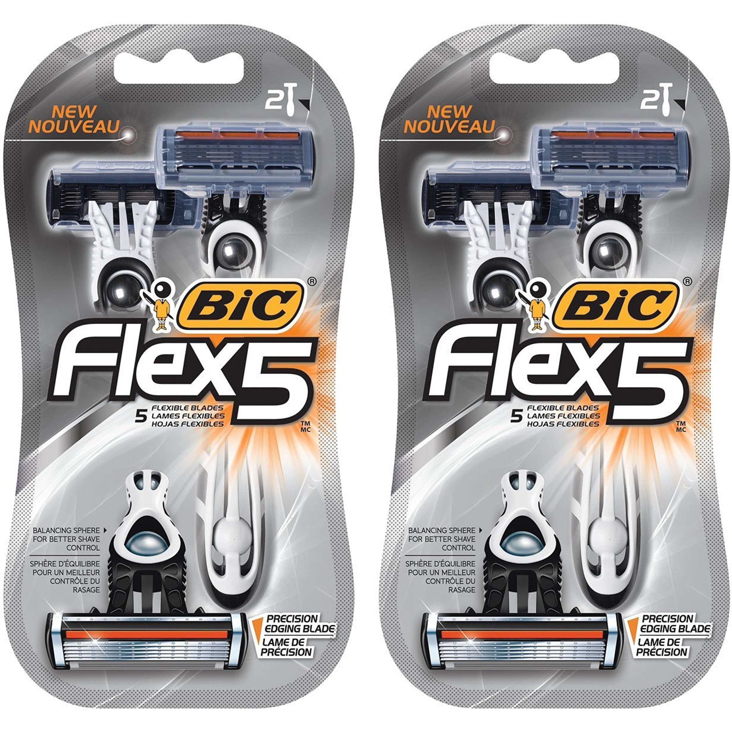 Bic Flex 5 Men's Shaver Size 2pk Bic Flex 5 Men's Shaver 2pk