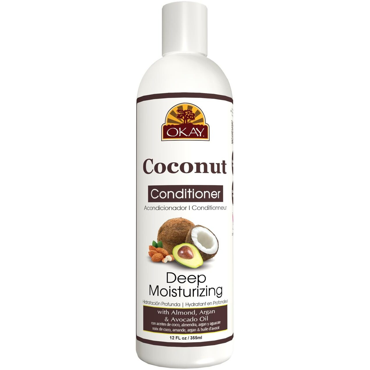 Okay Coconut Deep Moisturizing Conditioner, 12 Fl Oz