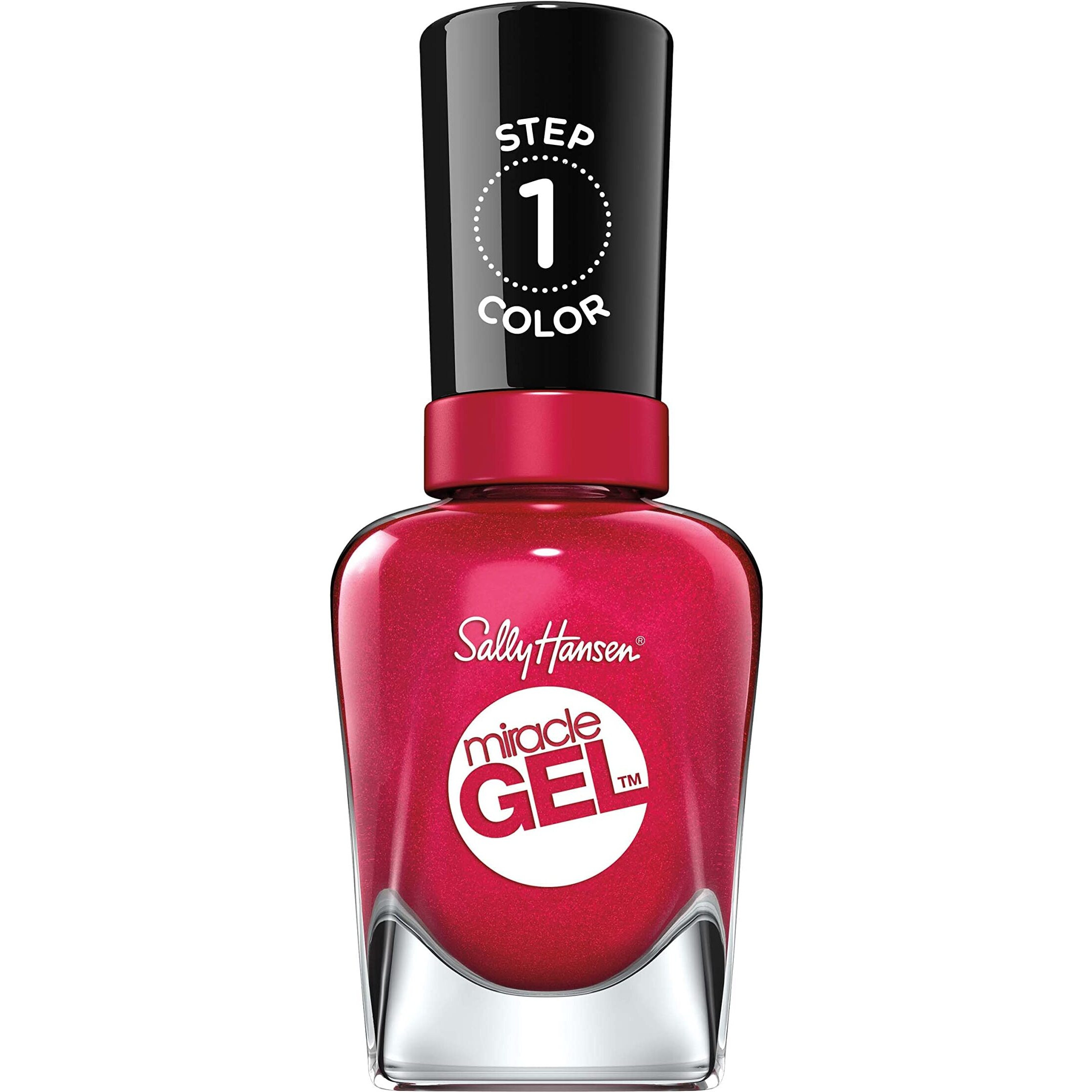 Miracle Gel - 469 Bordeaux Glow by Sally Hansen for Women - 0.5 oz Nail Polish