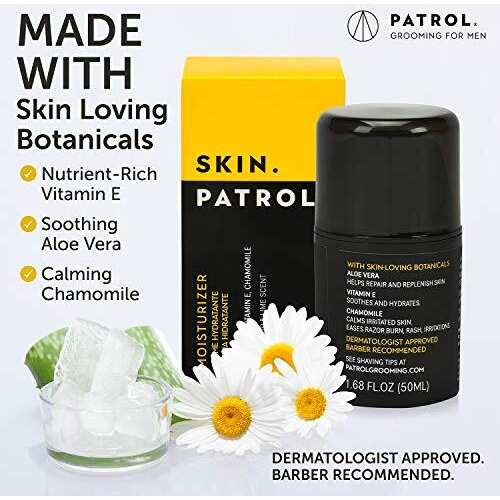 Bump Patrol Everyday Skin Moisturizer - Aloe Vera, Vitamin E, Chamomile Guards Against Razor Bumps, Ingrown Hairs - 1.68 Ounces - Pack of 2