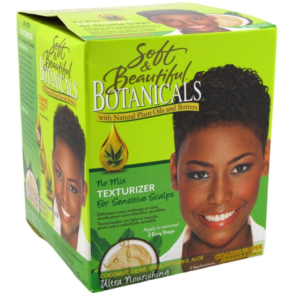 Soft & Beautifull Soft & Beautiful Botanicals No Mix Texturizer For Sensitive Scalps Coarse 2 App
