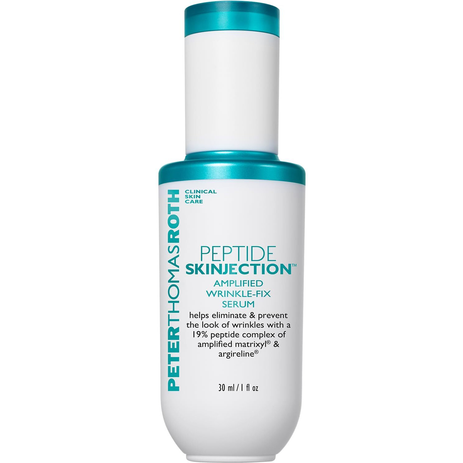 Peptide Skinjection Amplified Wrinkle Fix Serum by Peter Thomas Roth for Unisex - 1 oz Serum (Refillable)