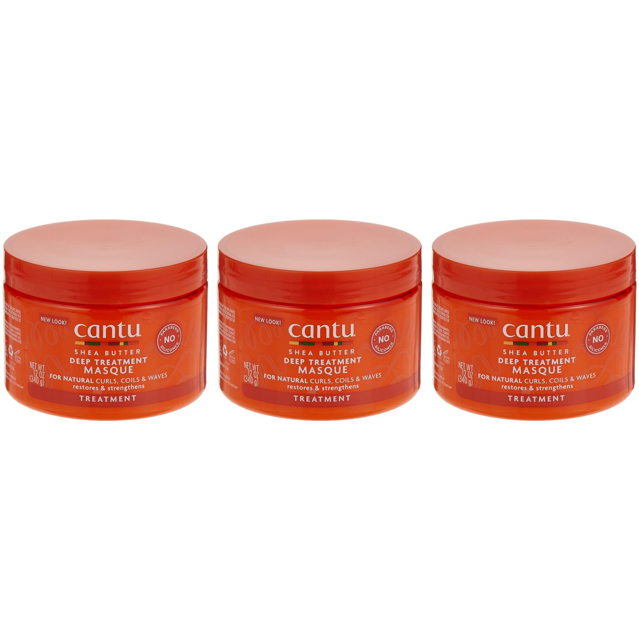 Cantu Natural Hair Deep Treatment Masque 12oz Jar (2 Pack)