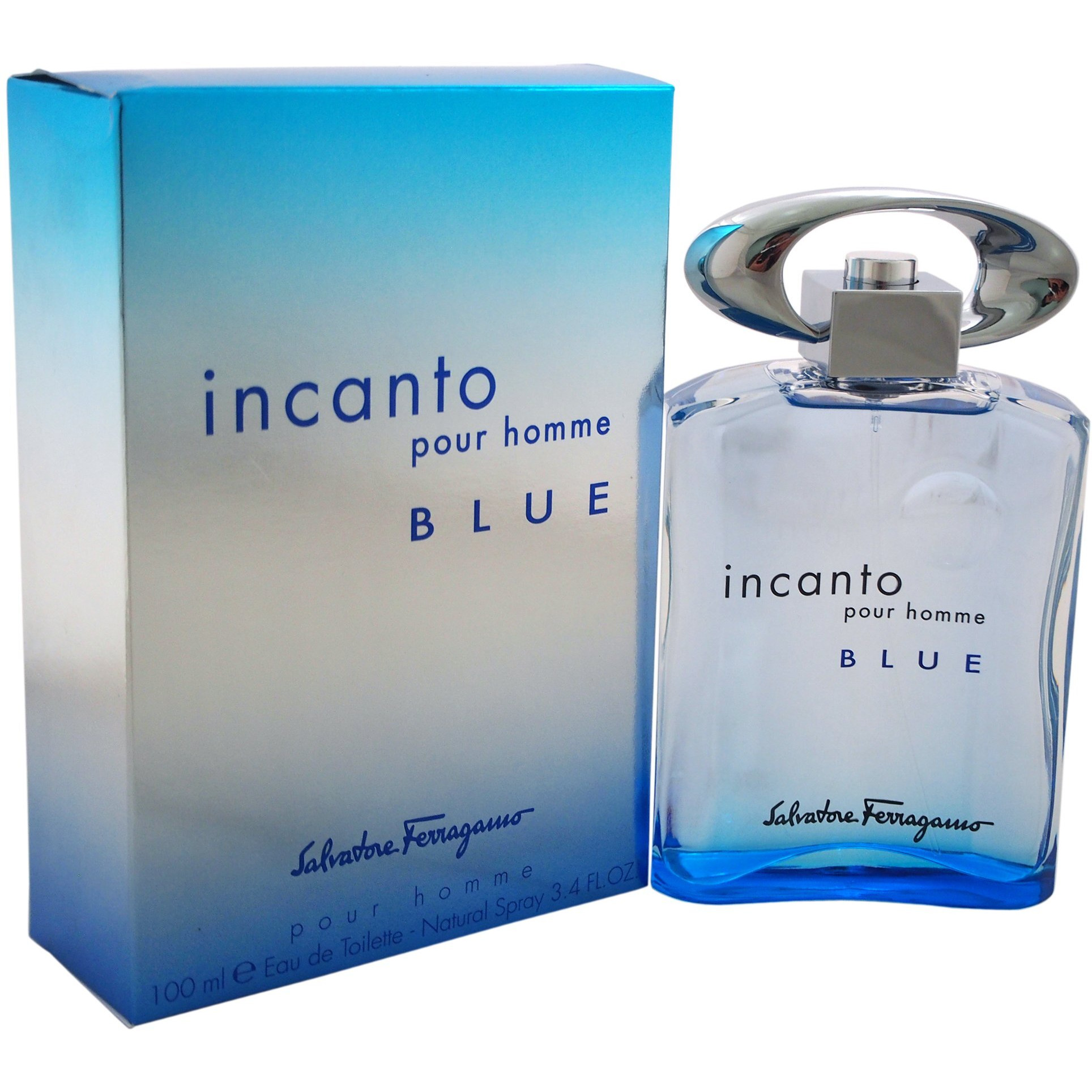 Incanto Blue by Salvatore Ferragamo Eau De Toilette Spray 3.4 oz(D0102HA7B3Y.)