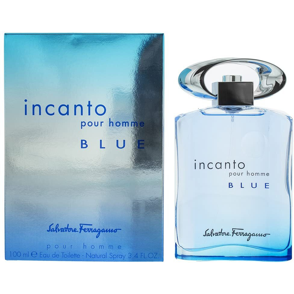 Incanto Blue by Salvatore Ferragamo Eau De Toilette Spray 3.4 oz(D0102HA7B3Y.)