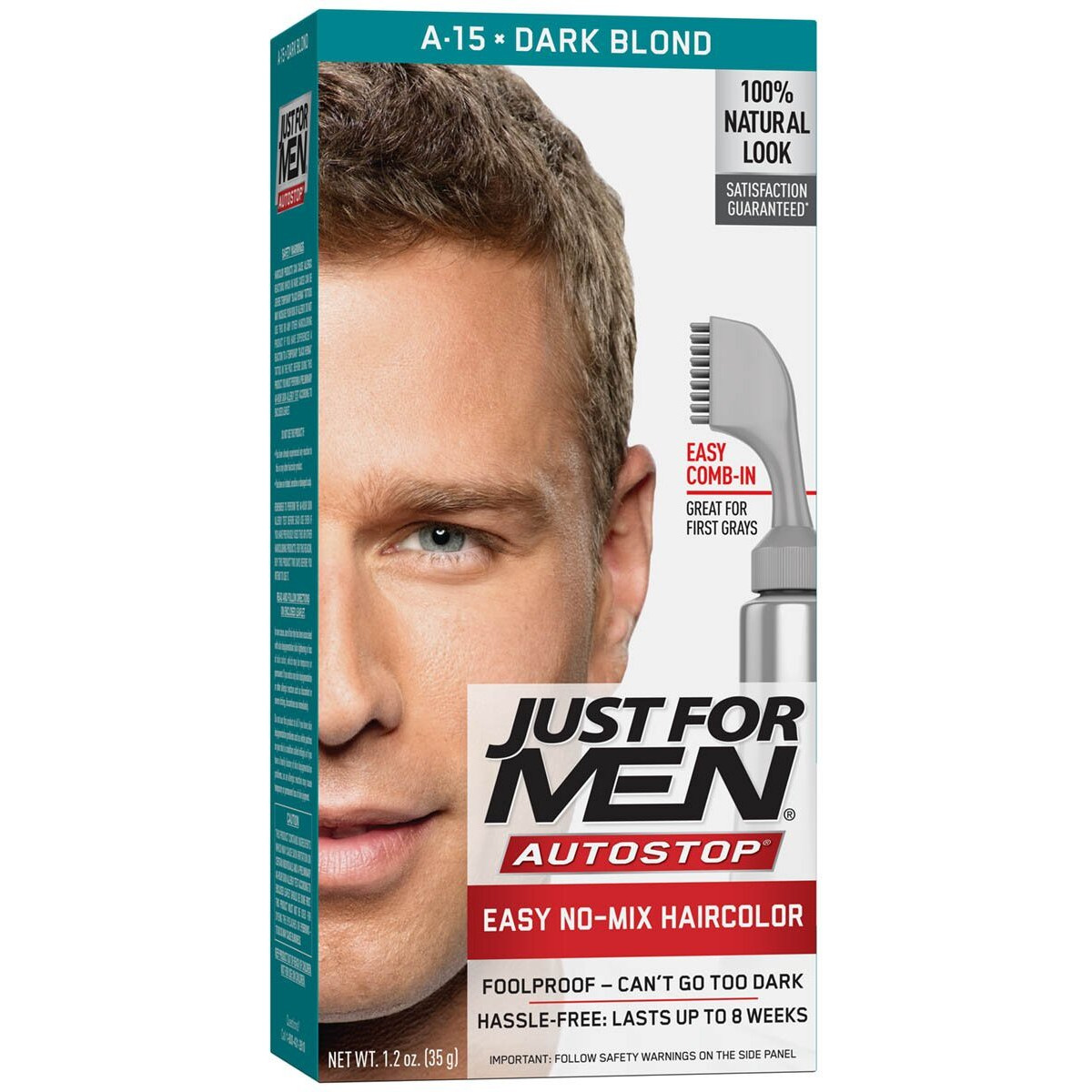 Just For Men AutoStop Men's Hair Color, Dark Blond