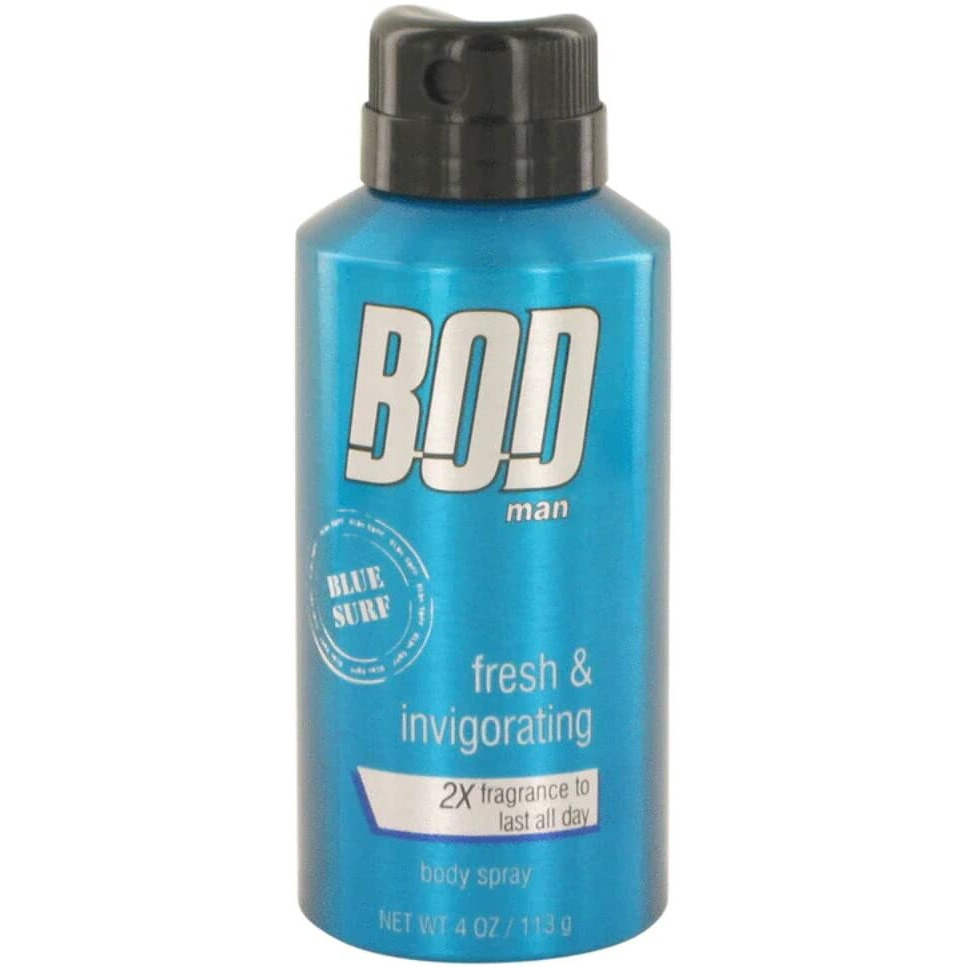 Bod Man Blue Surf by Parfums De Coeur Body spray 4 oz(D0102HAXCIG.)