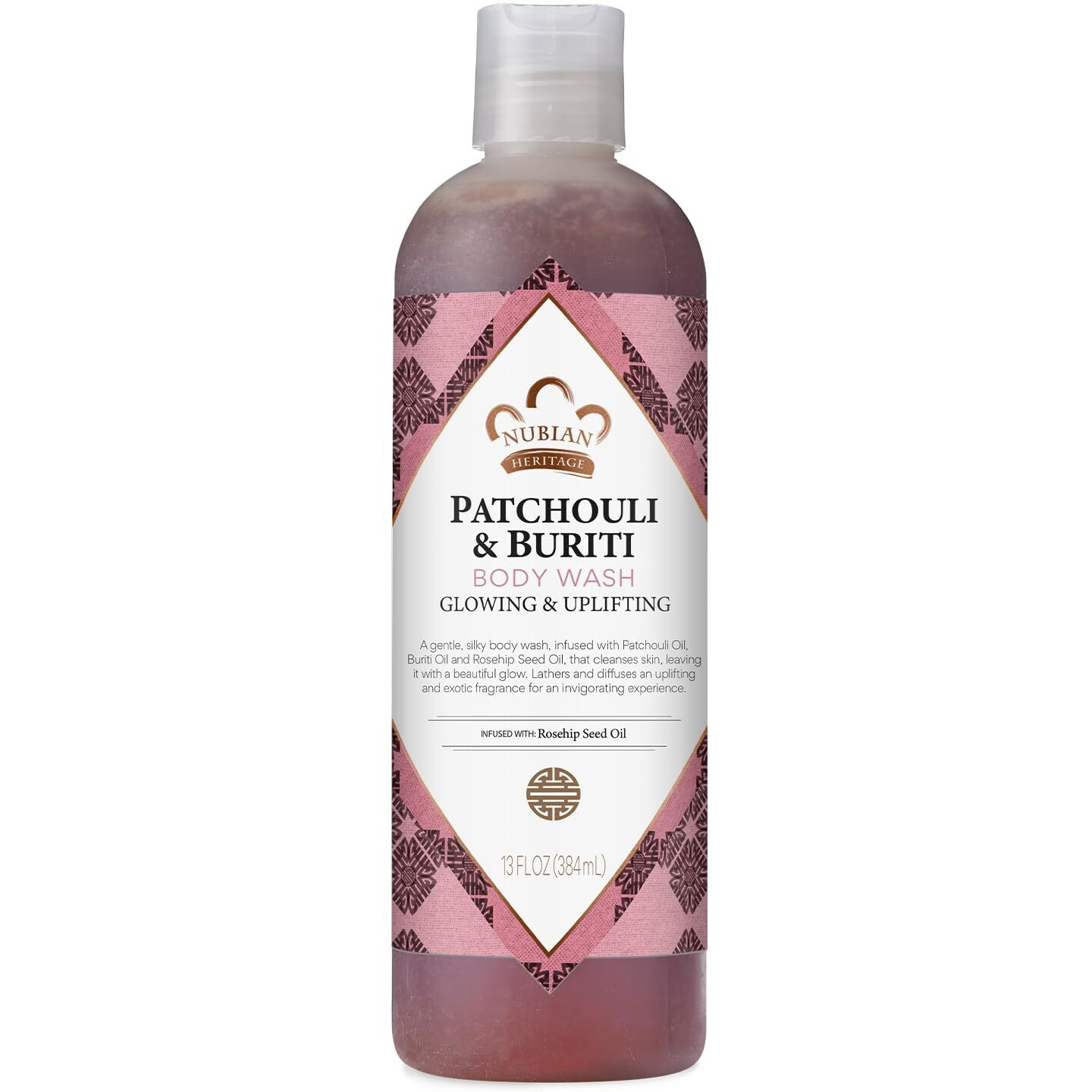 Nubian Heritage Patchouli & Buriti Body Wash, 13 Ounce
