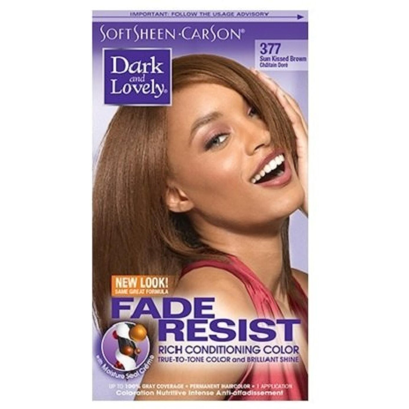 SoftSheen-Carson Dark and Lovely Permanent Hair Color Number 377, Sun Kissed Brown by SoftSheen-Carson