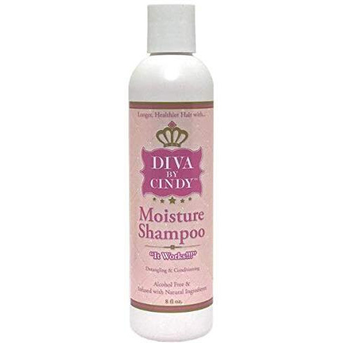 DIVA BY CINDY Sulfate Free Moisture Shampoo 8 oz