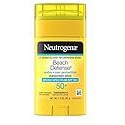 Neutrogena Beach Defense Water-Resistant Body Sunscreen Stick with Broad Spectrum SPF 50+, PABA-Free, and Oxybenzone-Free, Superior Protection Against UVA/UVB Rays, 1.5 oz