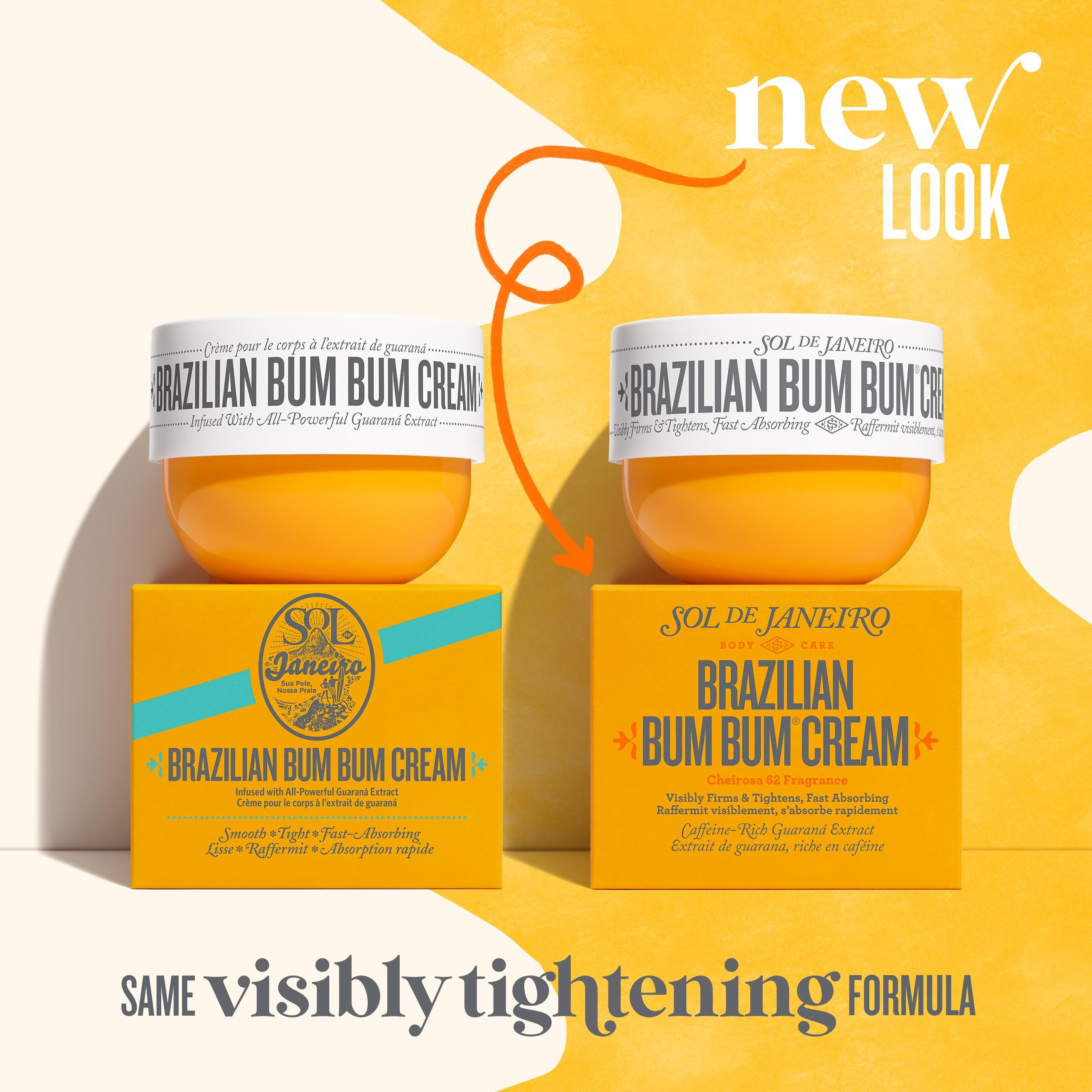 Brazilian Bum Bum Cream by Sol De Janeiro, 8 oz Body Cream