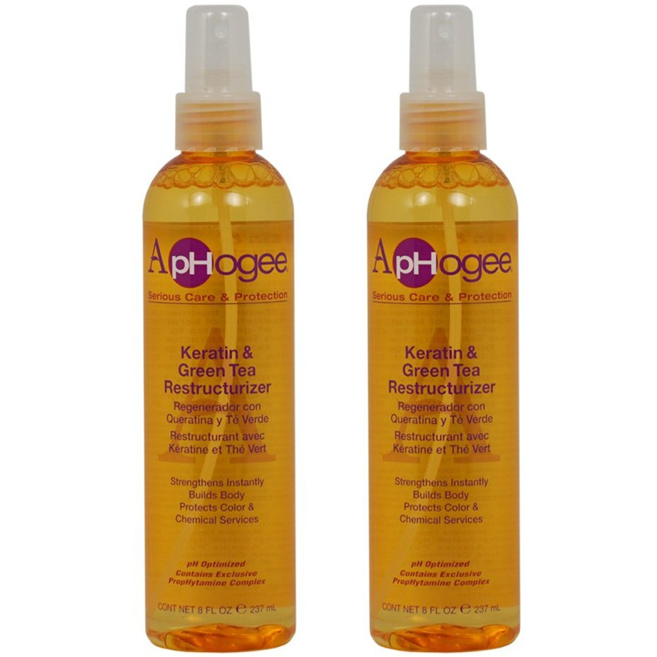 Aphogee Keratin & Green Tea Restructurizer, 8 oz (Pack of 2)