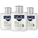 Nivea Men Sensitive Post Shave Balm with Vitamin E, Chamomile and Witch Hazel Extracts, 3 Pack of 3.3 Fl Oz Bottles