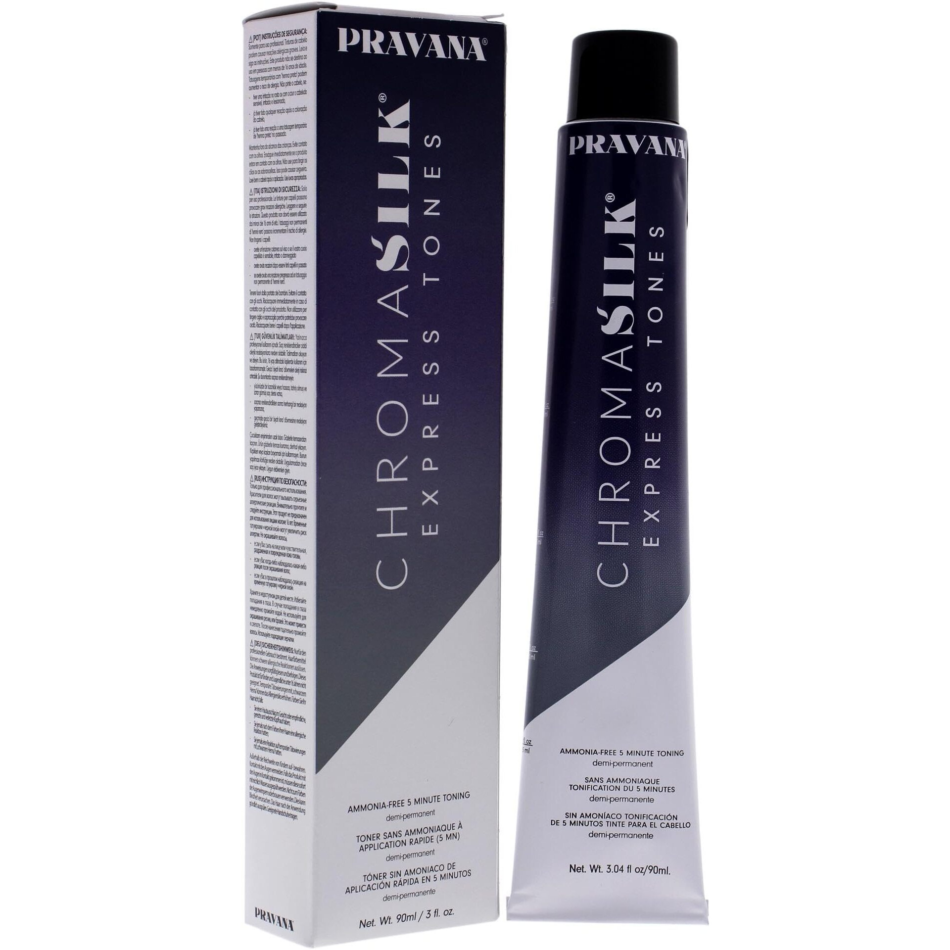 ChromaSilk Express Tones - Violet by Pravana for Unisex - 3 oz Hair Color