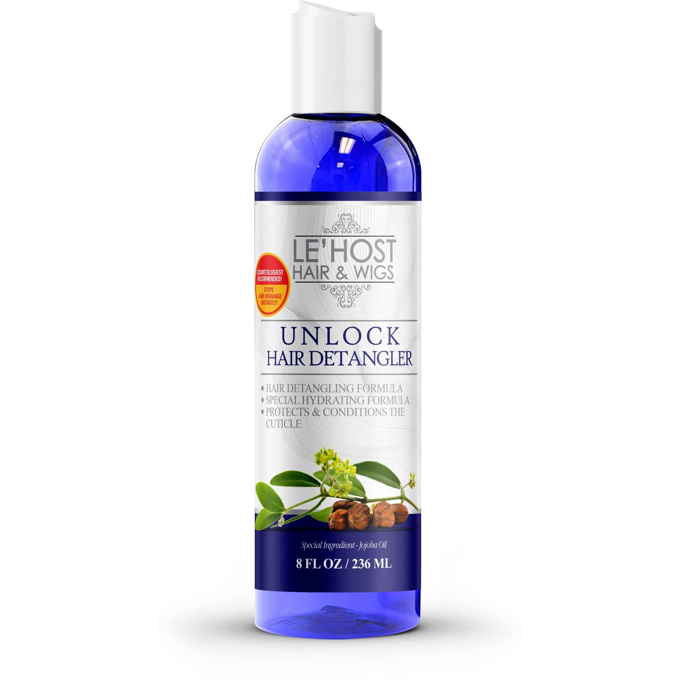 Unlock Hair Detangler (Leave-In Conditioner) Immediately stops hair breakage and promotes hair growth.