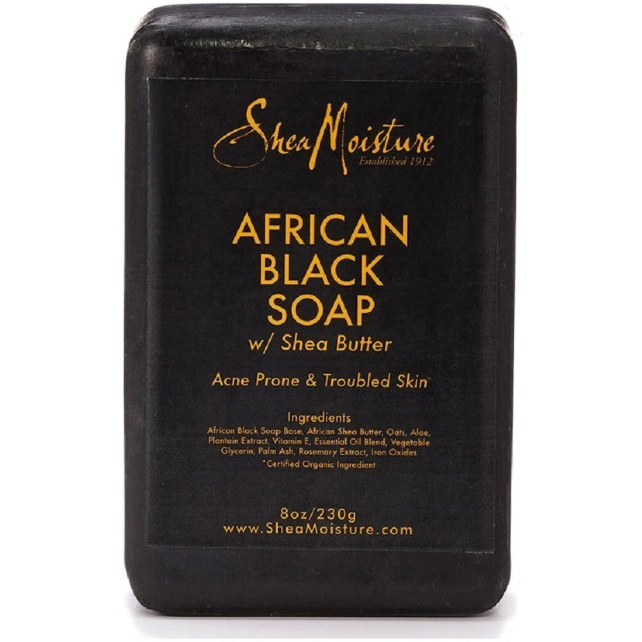 SheaMoisture African Black Soap Bar Soap | Packaging may vary | 8 oz.