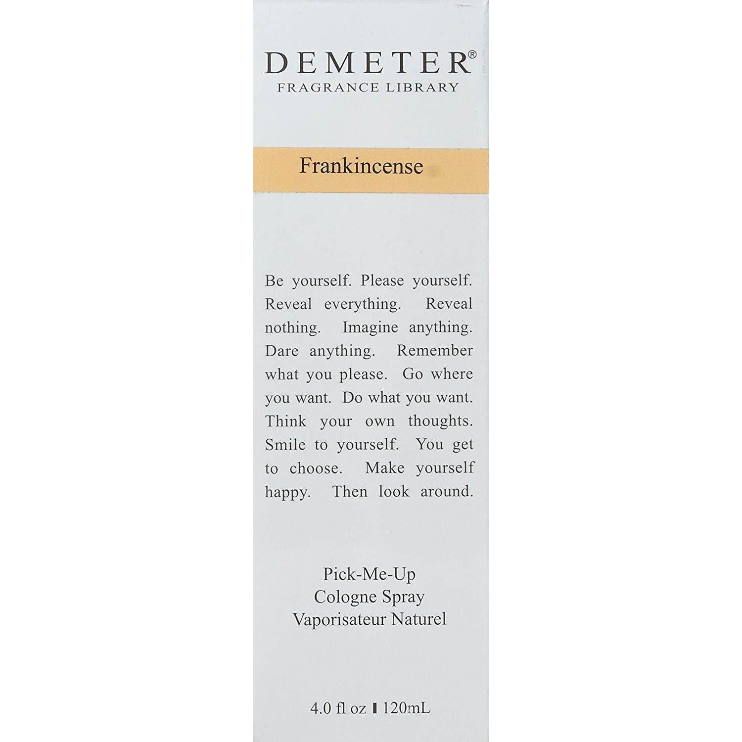Demeter Frankincense by Demeter Cologne Spray (Unisex) 4 oz(D0102HAXFJW.)