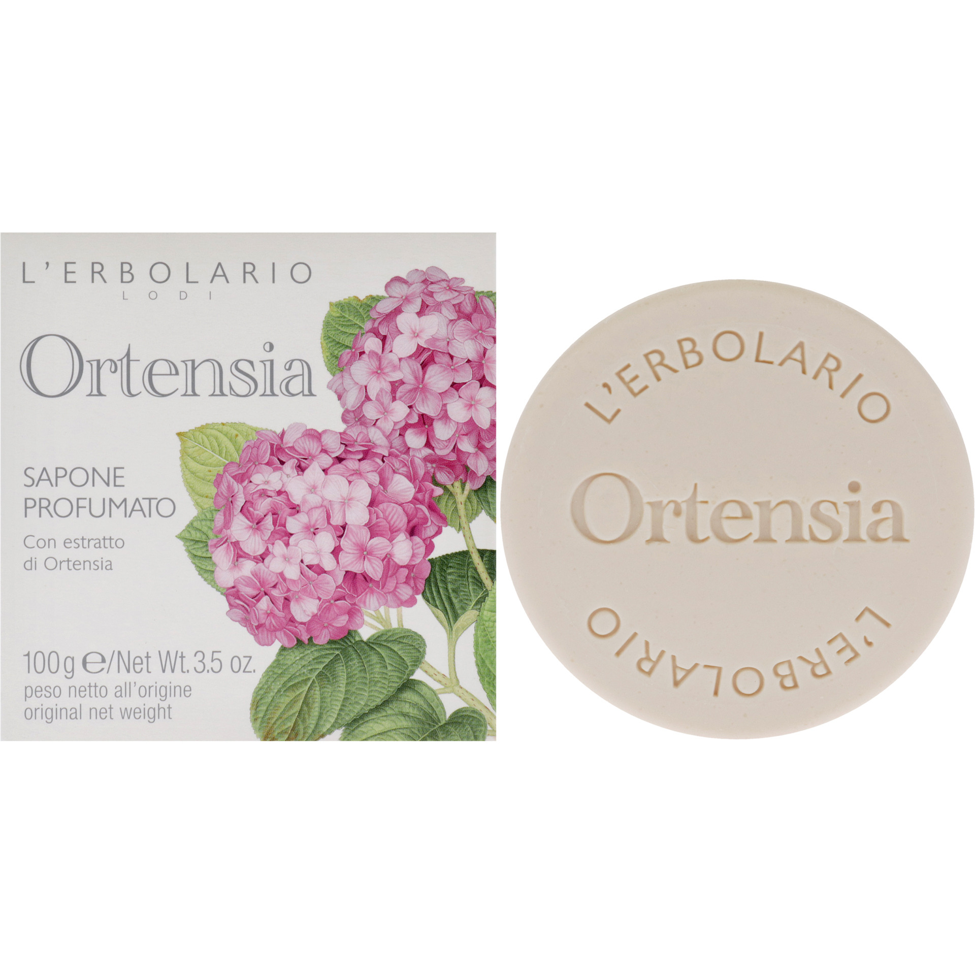 Perfumed Soap - Hydrangea by LErbolario for Unisex - 3.5 oz Soap