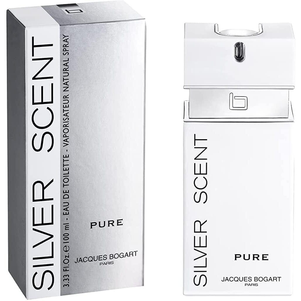 Silver Scent Pure by Jacques Bogart for Men - 3.3 oz EDT Spray